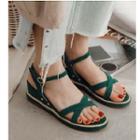 Wedge-heel Platform Roman Sandals