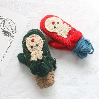 Christmas Knit Mittens