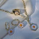 Alloy Flower Pendant Necklace / Bracelet / Ring / Set