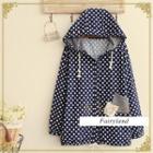 Polka Dot Hooded Jacket