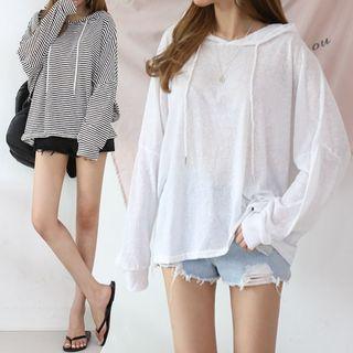 Over-fit Lightweight Hoodie