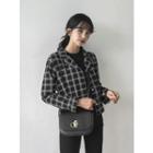 Notched-lapel Check Shirt