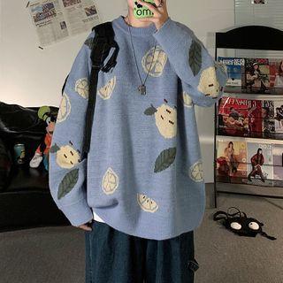 Pear Print Sweater