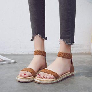 Espadrille Woven Flat Sandals