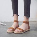 Espadrille Woven Flat Sandals