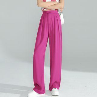 High Waist Wide Leg Pants (various Design)