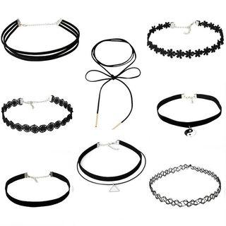 Lace Choker Set