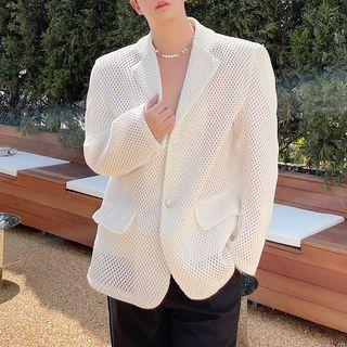 Perforated Blazer