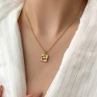 Cherry Pendant Alloy Necklace Type A - Gold - One Size