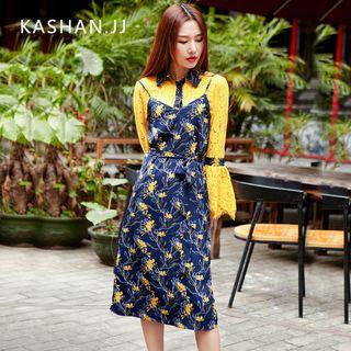 Set: Lace Top + Floral Sundress