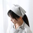 Fish Applique Triangular Chef Hat