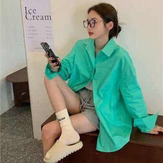 Plain Oversized Shirt / Tank Top / Drawstring Shorts