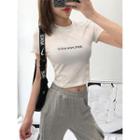 Dry-fit Crop T-shirt