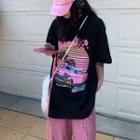 Short Sleeve Print Loose T-shirt