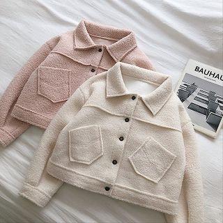 Double Pocket Fleece Long-sleeve Jacket