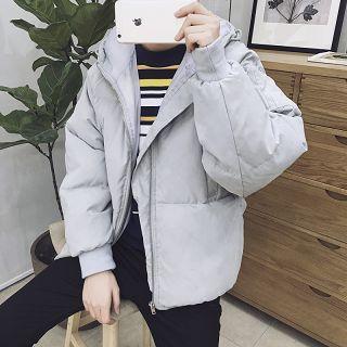 Hooded Loose-fit Padded Jacket