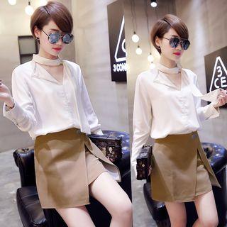 Side-button Blouse