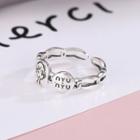 925 Sterling Silver Cartoon Open Ring Rs455 - Open Ring - One Size