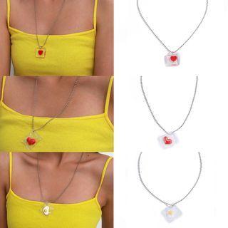Transparent Pendant Necklace (various Designs)