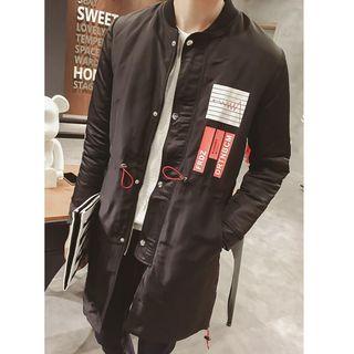 Stand Collar Long Jacket