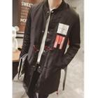 Stand Collar Long Jacket