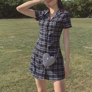 Lapel Single-breasted Dress