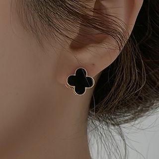 Four-leaf Clover Drop Earring