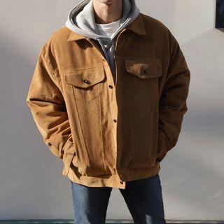 Multi-pocket Oversized Corduroy Jacket