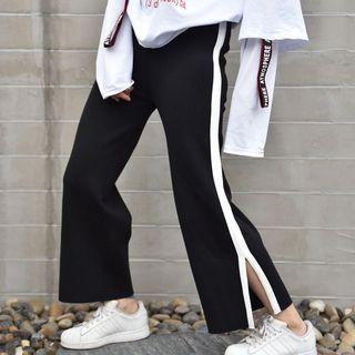 Loose-fit Slit-side Pants