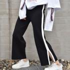 Loose-fit Slit-side Pants