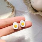 Alloy Fried Egg Earring 1 Pair - Egg - One Size