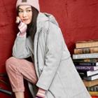 Hooded Corduroy Coat