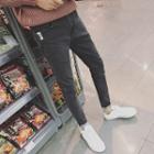 Applique Slim Fit Jeans