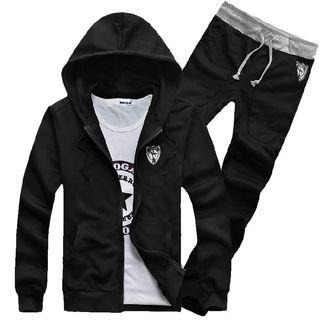 Set: Hooded Zip Top + Sweatpants
