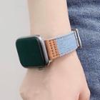 Genuine Leather Denim Apple Watch Strap