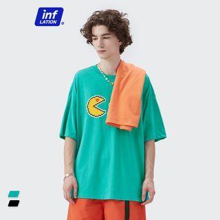 Pixel Printed Loose T-shirt