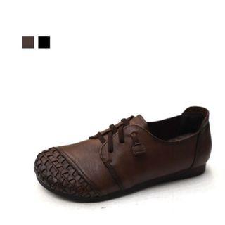 Toe-cap Cowhide Oxfords