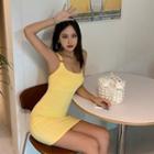 Loop-strap Bodycon Minidress