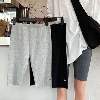 Embroidered Short Leggings