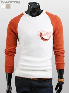 Raglan-sleeve Knit Top