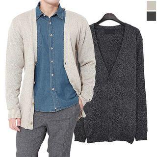 Big-size (l~xxxxxl) V-neck Cardigan