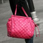 Quilted Tote Pink - One Size