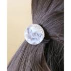 Faux-marble Disc Hair Tie