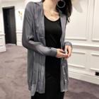 Convertible Shirt Shirt - Matte Greyish Blue - One Size