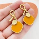 Coin Drop Statement Earring