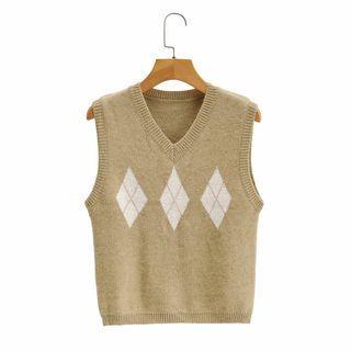 Argyle Sweater Vest (various Designs)