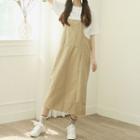 Cotton Long Overall Dress