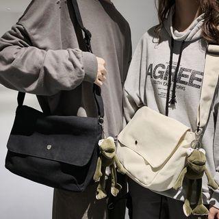 Canvas Flap Shoulder Bag