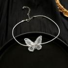 Butterfly Choker 1 Pc - Necklace - One Size