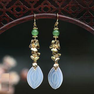 Retro Floral Dangle Earring